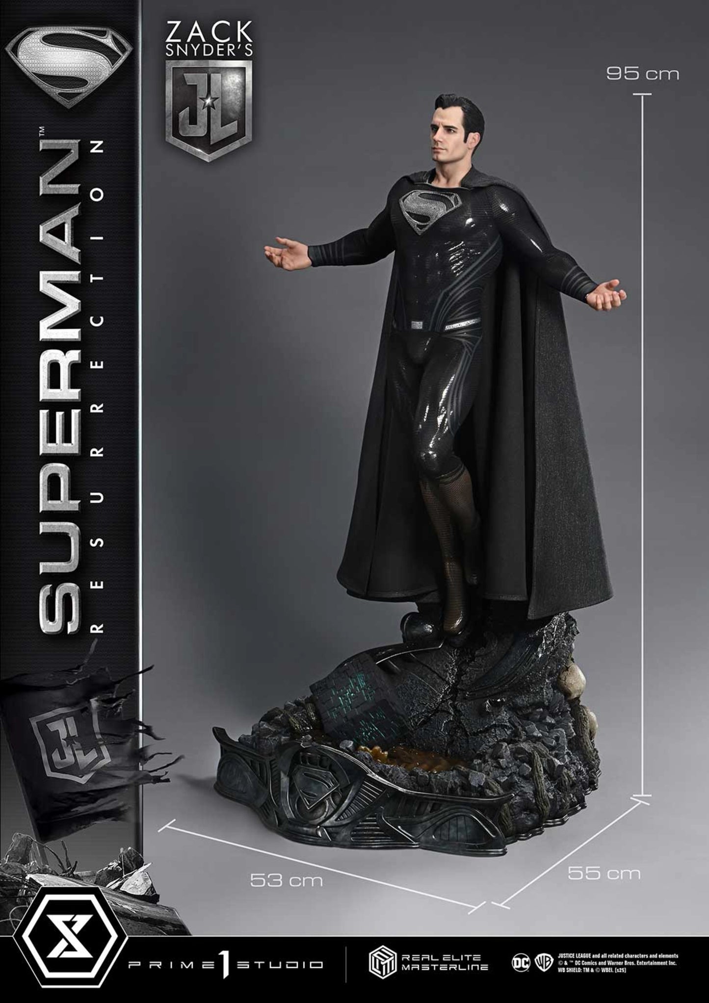 PRIME 1 STUDIO REAL ELITE MASTERLINE JUSTICE LEAGUE (FILM) SUPERMAN "RESURRECTION" ZACK SNYDER'S JUSTICE LEAGUE DX BONUS VERSION(PRE-ORDER)