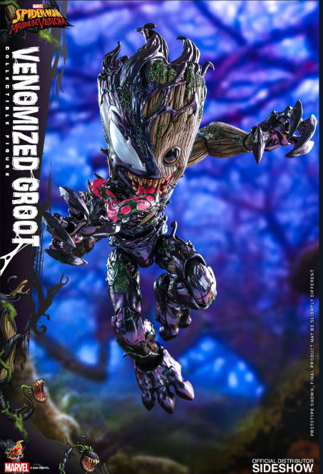 HOT TOYS MARVEL THE SPIDER-MAN: MAXIMUM VENOM - VENOMIZED GROOT LIFE-SIZE TMS027 - Anotoys Collectibles