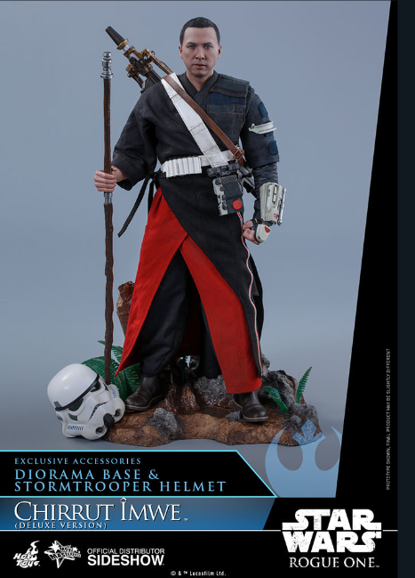 HOT TOYS STAR WARS ROGUE ONE CHIRRUT IMWE (DELUXE VERSION) 1/6 SCALE - MMS403 - Anotoys Collectibles