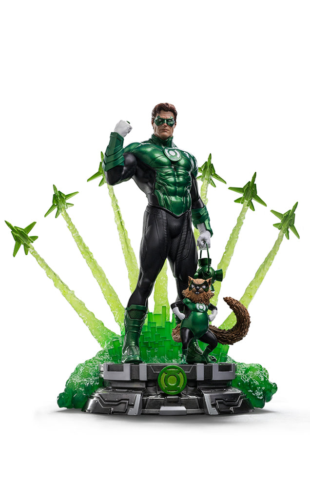 IRON STUDIOS GREEN LANTERN UNLEASHED DC COMICS DELUXE ART SCALE 1/10 - Anotoys Collectibles