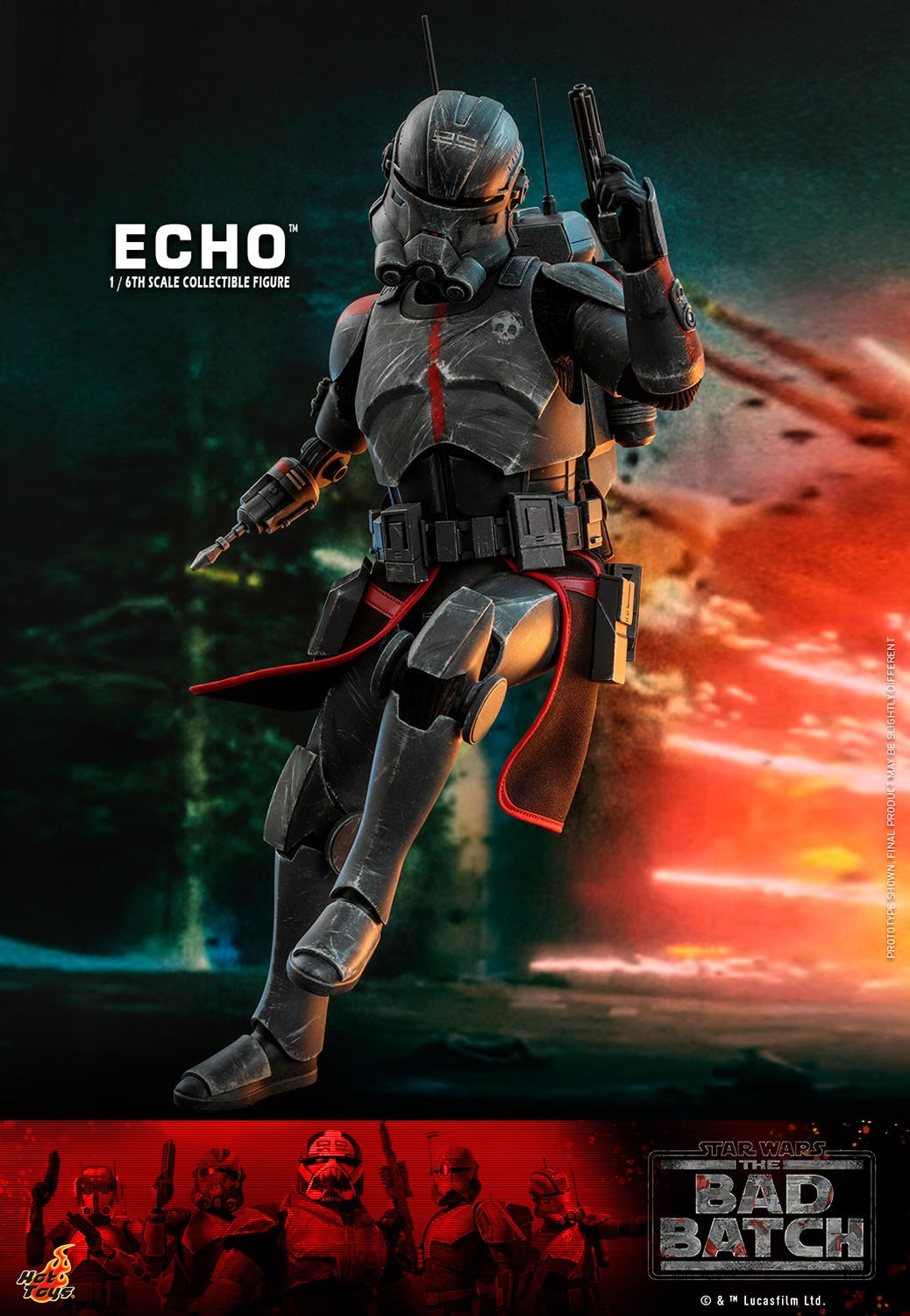 HOT TOYS STAR WARS: THE BAD BATCH ECHO 1/6 TMS042