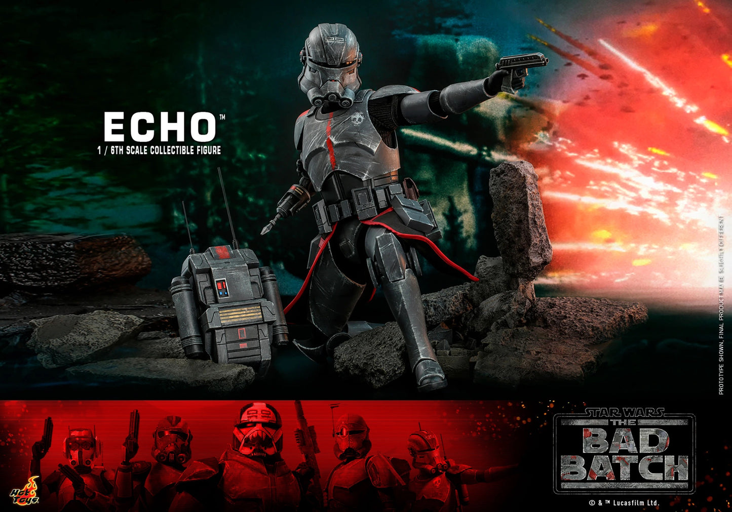 HOT TOYS STAR WARS: THE BAD BATCH ECHO 1/6 TMS042