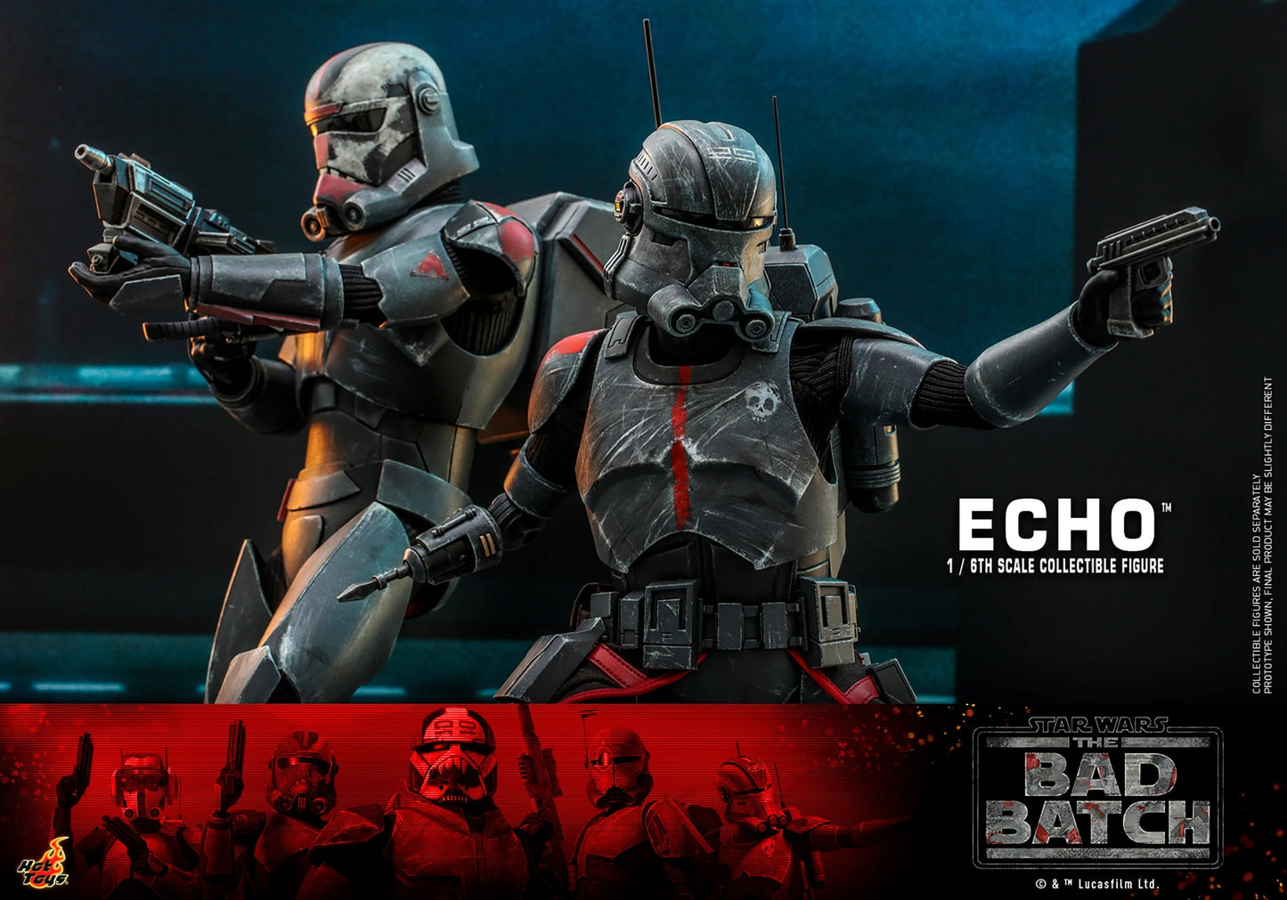 HOT TOYS STAR WARS: THE BAD BATCH ECHO 1/6 TMS042