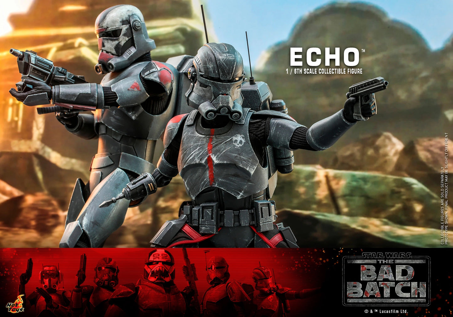 HOT TOYS STAR WARS: THE BAD BATCH ECHO 1/6 TMS042