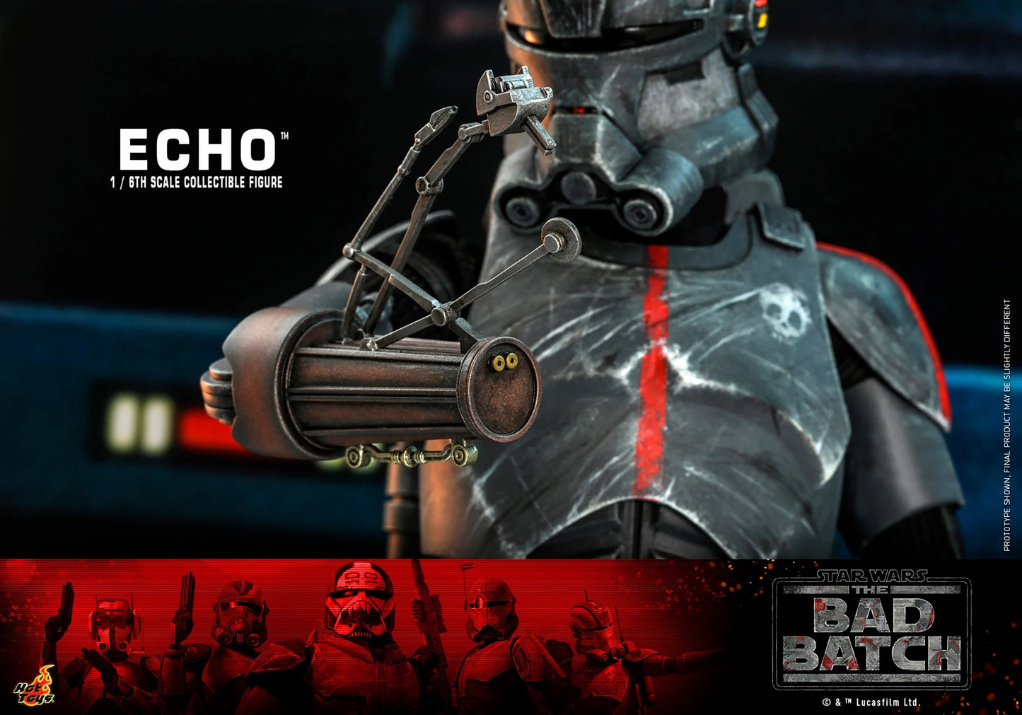 HOT TOYS STAR WARS: THE BAD BATCH ECHO 1/6 TMS042