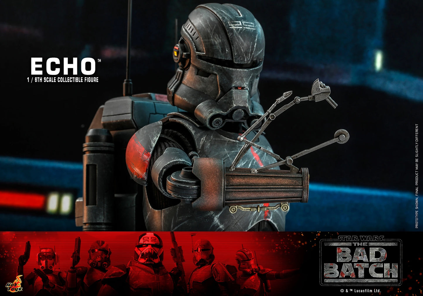 HOT TOYS STAR WARS: THE BAD BATCH ECHO 1/6 TMS042