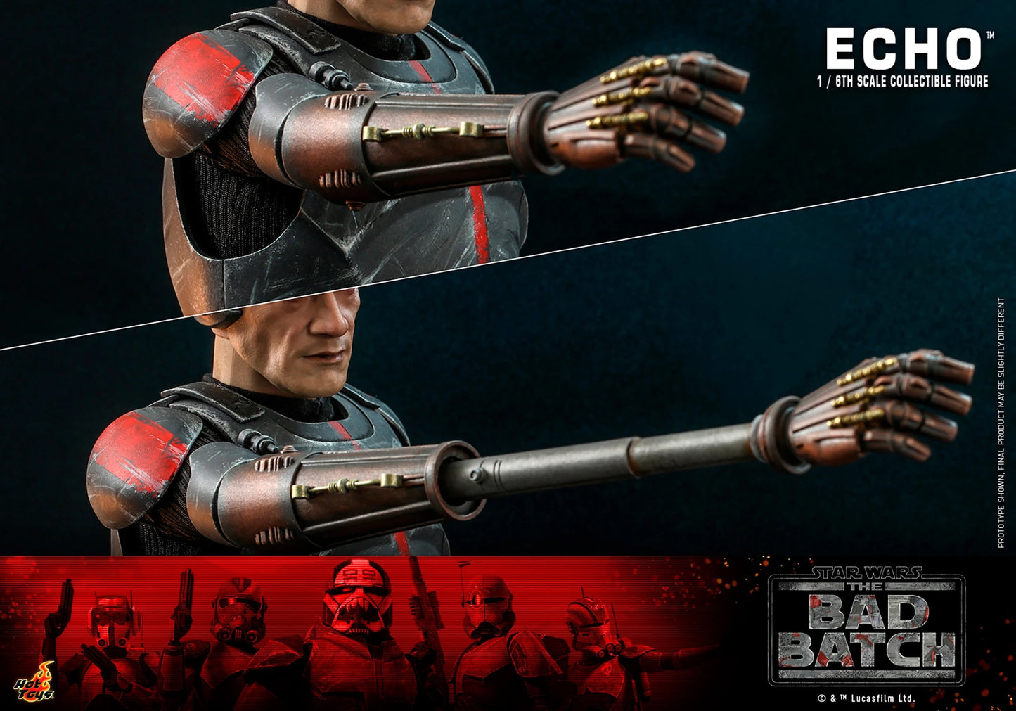 HOT TOYS STAR WARS: THE BAD BATCH ECHO 1/6 TMS042