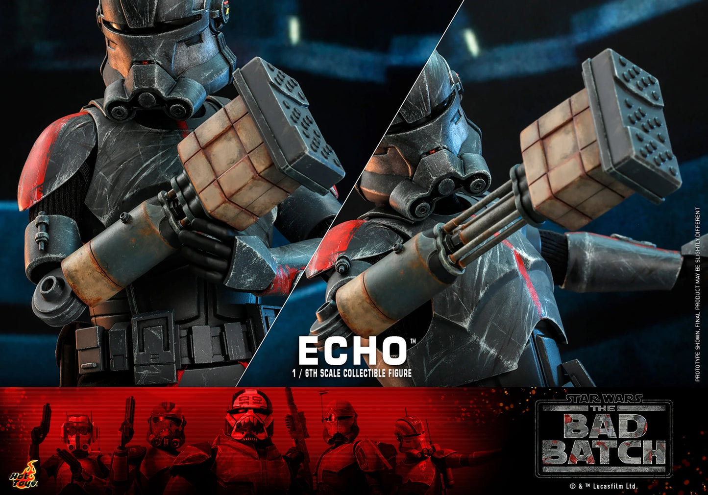 HOT TOYS STAR WARS: THE BAD BATCH ECHO 1/6 TMS042