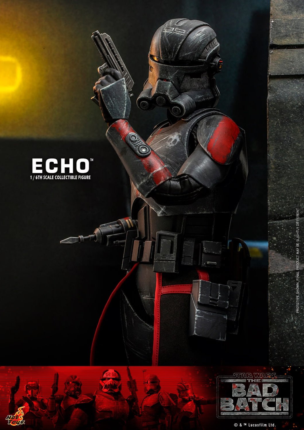 HOT TOYS STAR WARS: THE BAD BATCH ECHO 1/6 TMS042