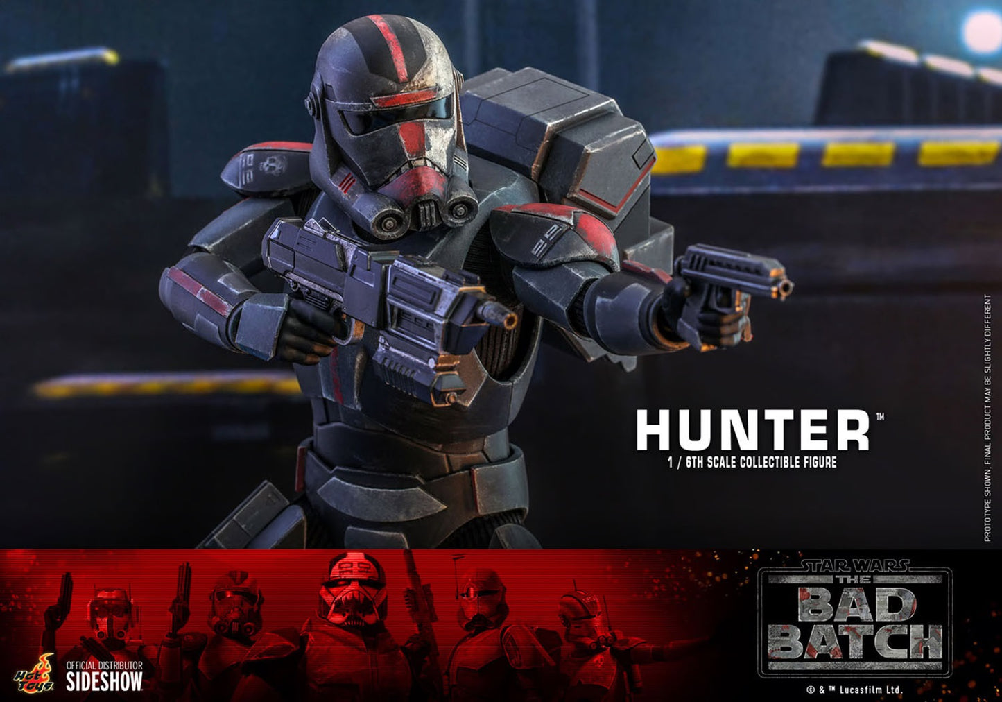 HOT TOYS STAR WARS THE BAD BATCH HUNTER 1/6 TMS050