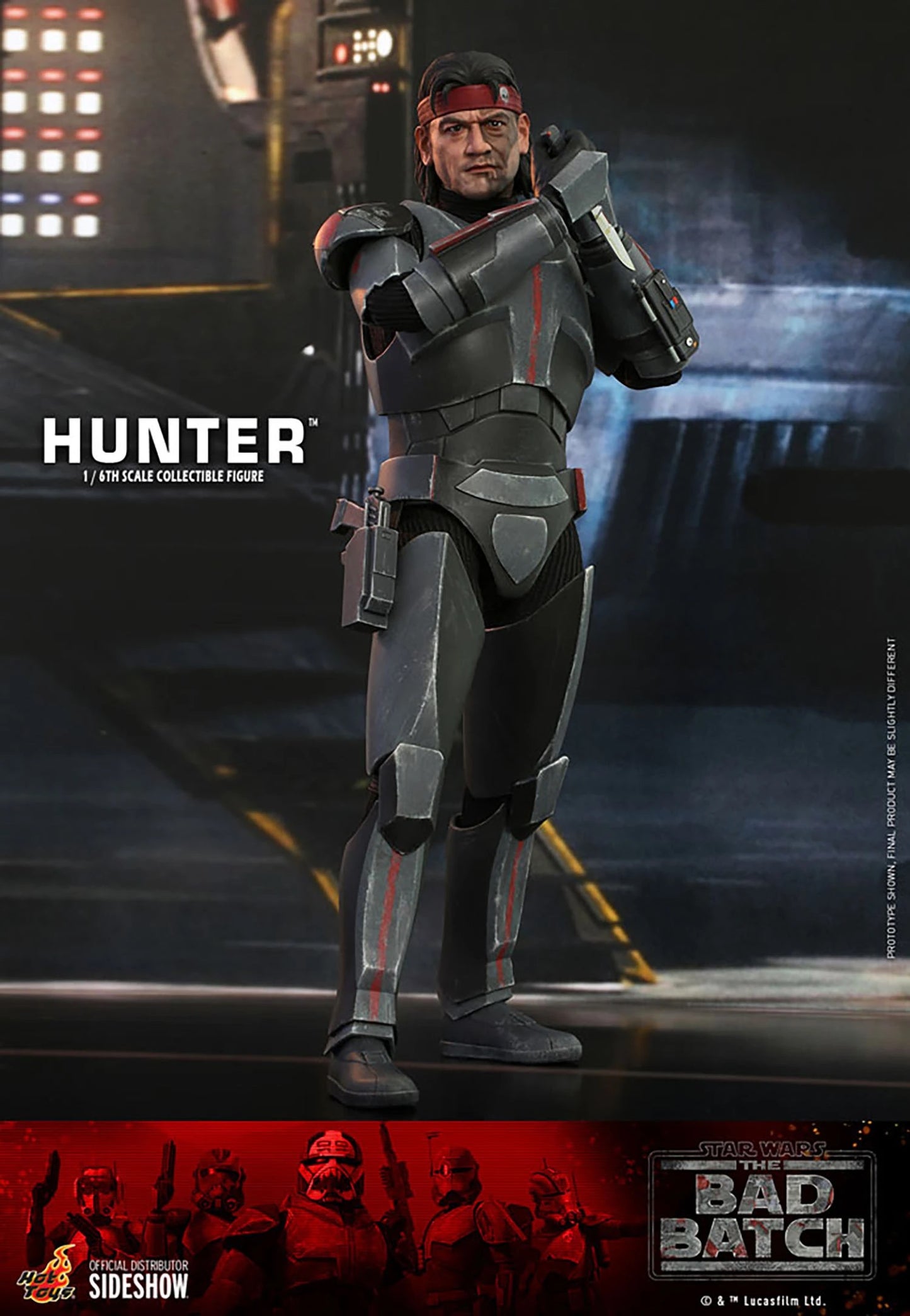 HOT TOYS STAR WARS THE BAD BATCH HUNTER 1/6 TMS050