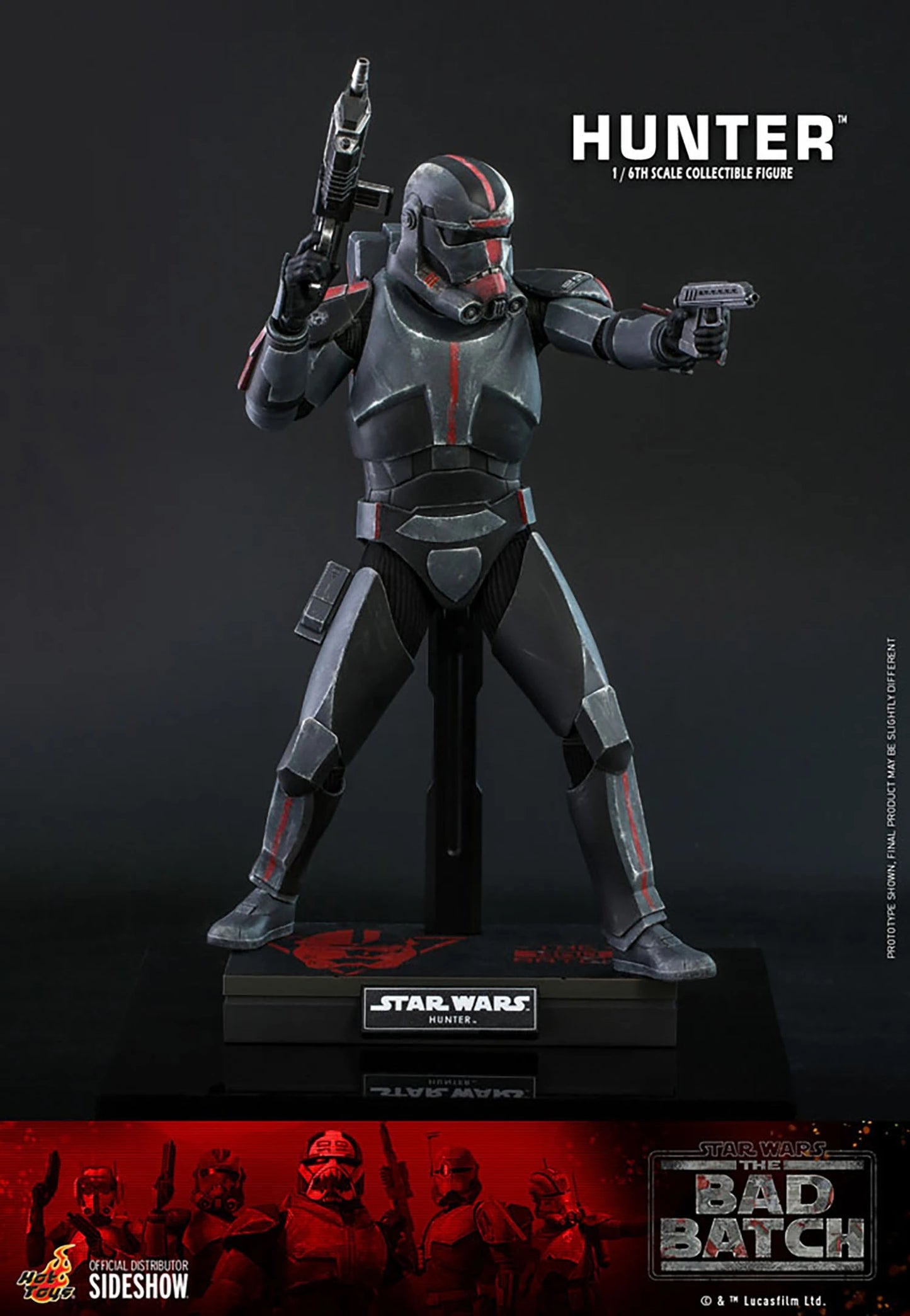 HOT TOYS STAR WARS THE BAD BATCH HUNTER 1/6 TMS050