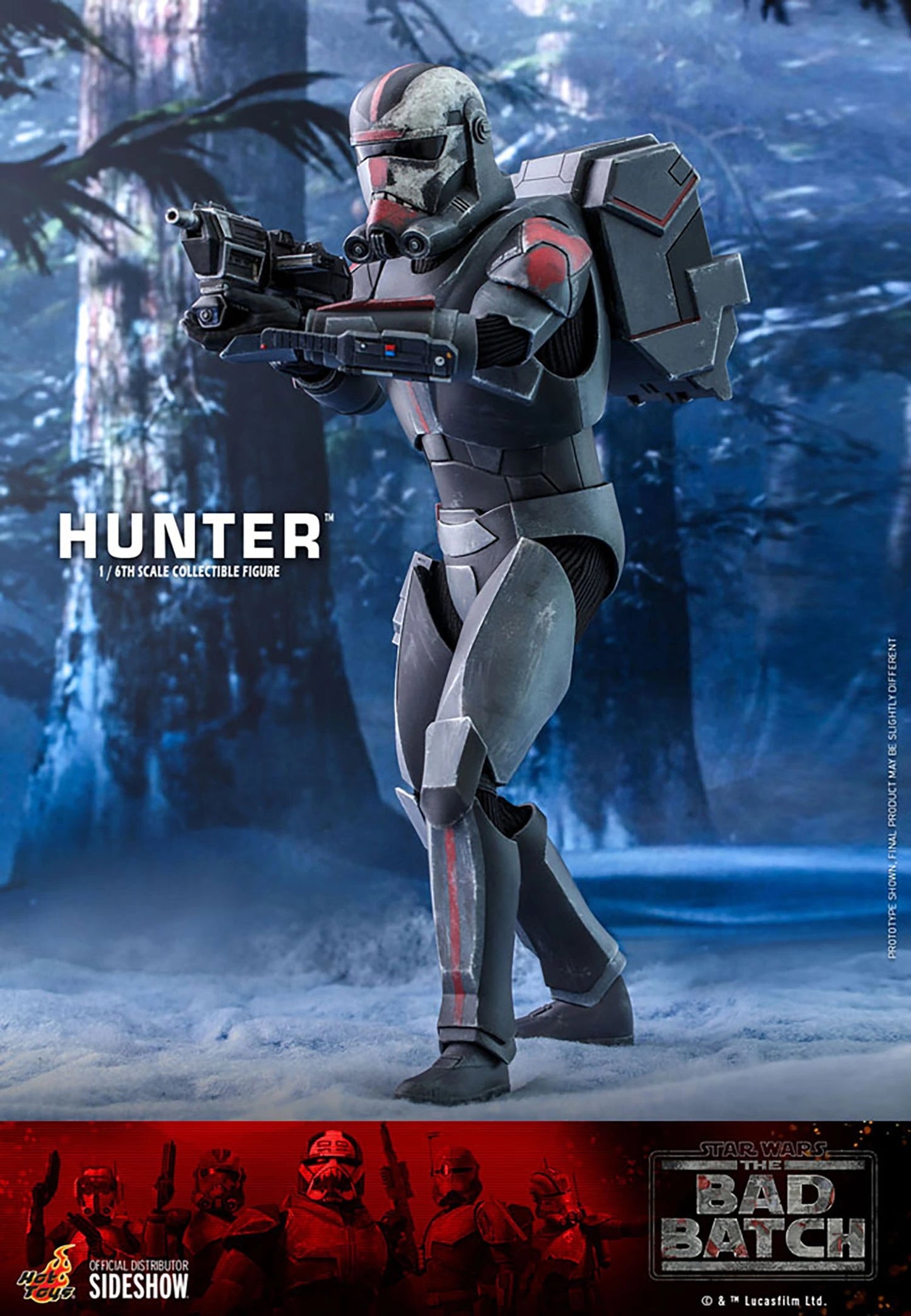 HOT TOYS STAR WARS THE BAD BATCH HUNTER 1/6 TMS050