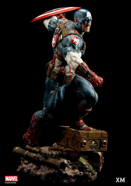 XM STUDIOS MARVEL ULTIMATE CAPTAIN AMERICA VERSION A 1/4 - Anotoys Collectibles
