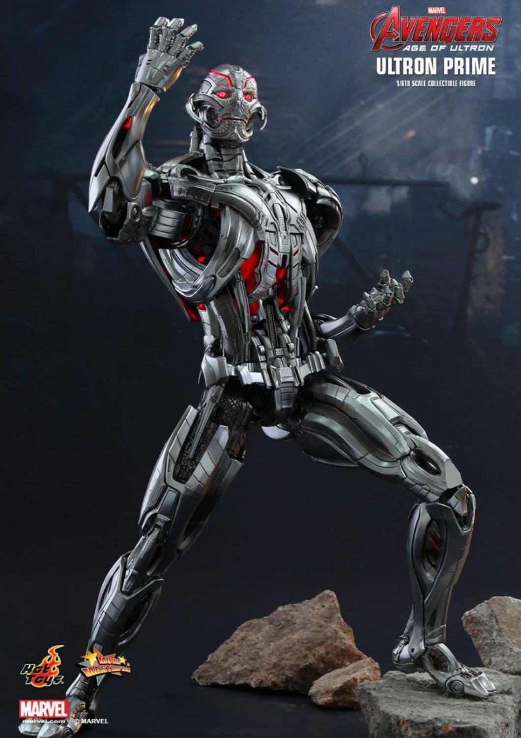 HOT TOYS THE AVENGERS: AGE OF ULTRON - ULTRON PRIME 1/6 MMS284 - Anotoys Collectibles