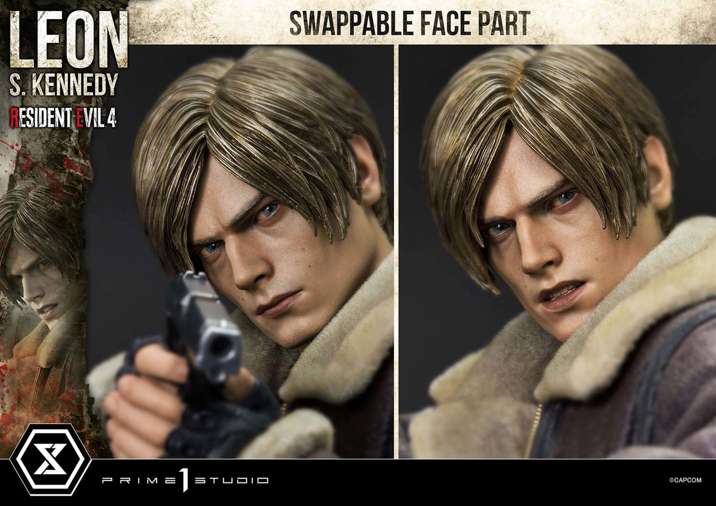 PRIME 1 STUDIO ULTIMATE PREMIUM MASTERLINE RESIDENT EVIL 4 LEON S. KENNEDY BONUS VERSION - UPMRE4-01S(PRE-ORDER)