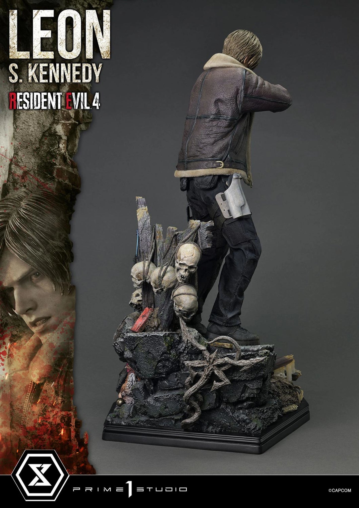 PRIME 1 STUDIO ULTIMATE PREMIUM MASTERLINE RESIDENT EVIL 4 LEON S. KENNEDY BONUS VERSION - UPMRE4-01S(PRE-ORDER)