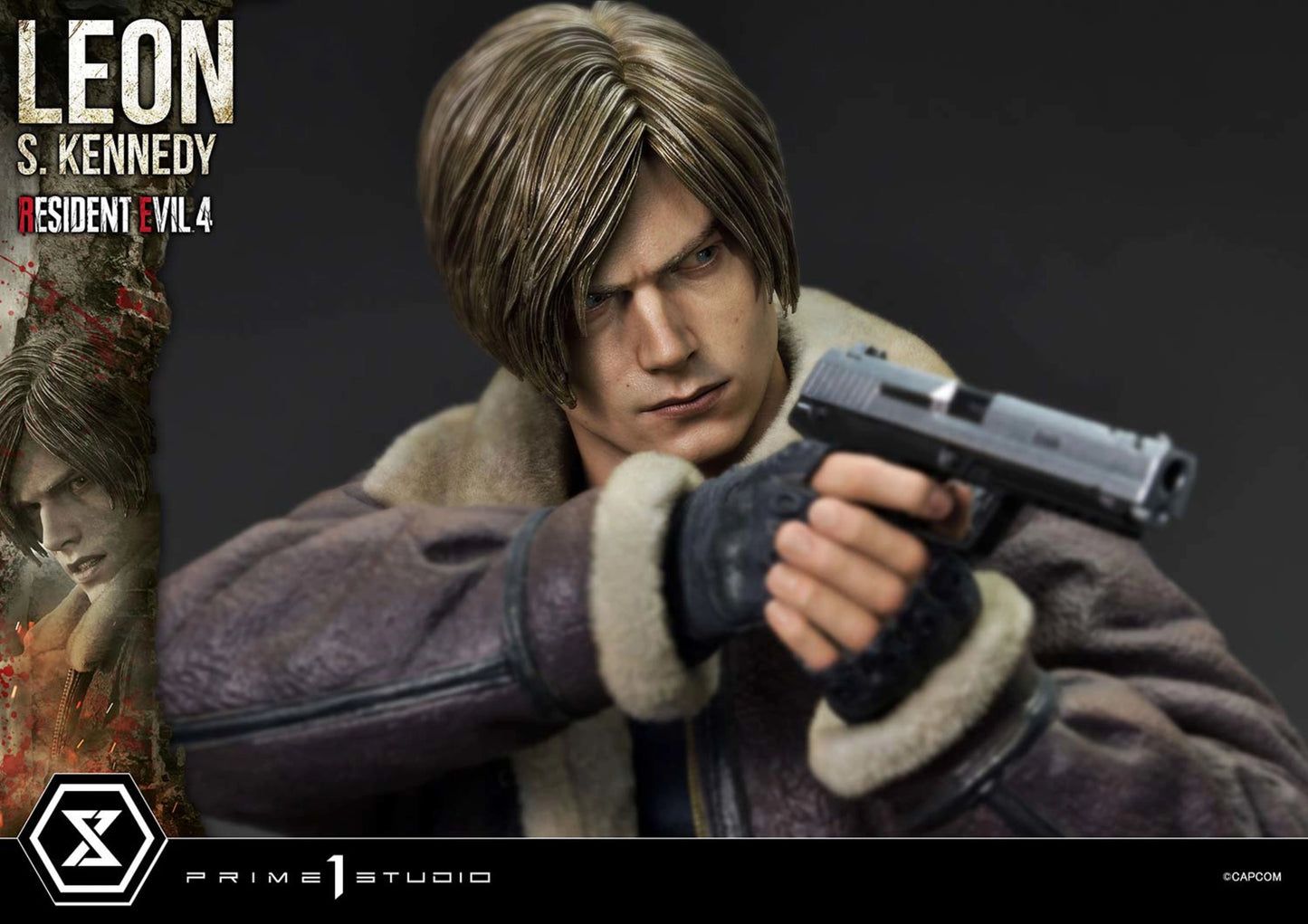 PRIME 1 STUDIO ULTIMATE PREMIUM MASTERLINE RESIDENT EVIL 4 LEON S. KENNEDY BONUS VERSION - UPMRE4-01S(PRE-ORDER)