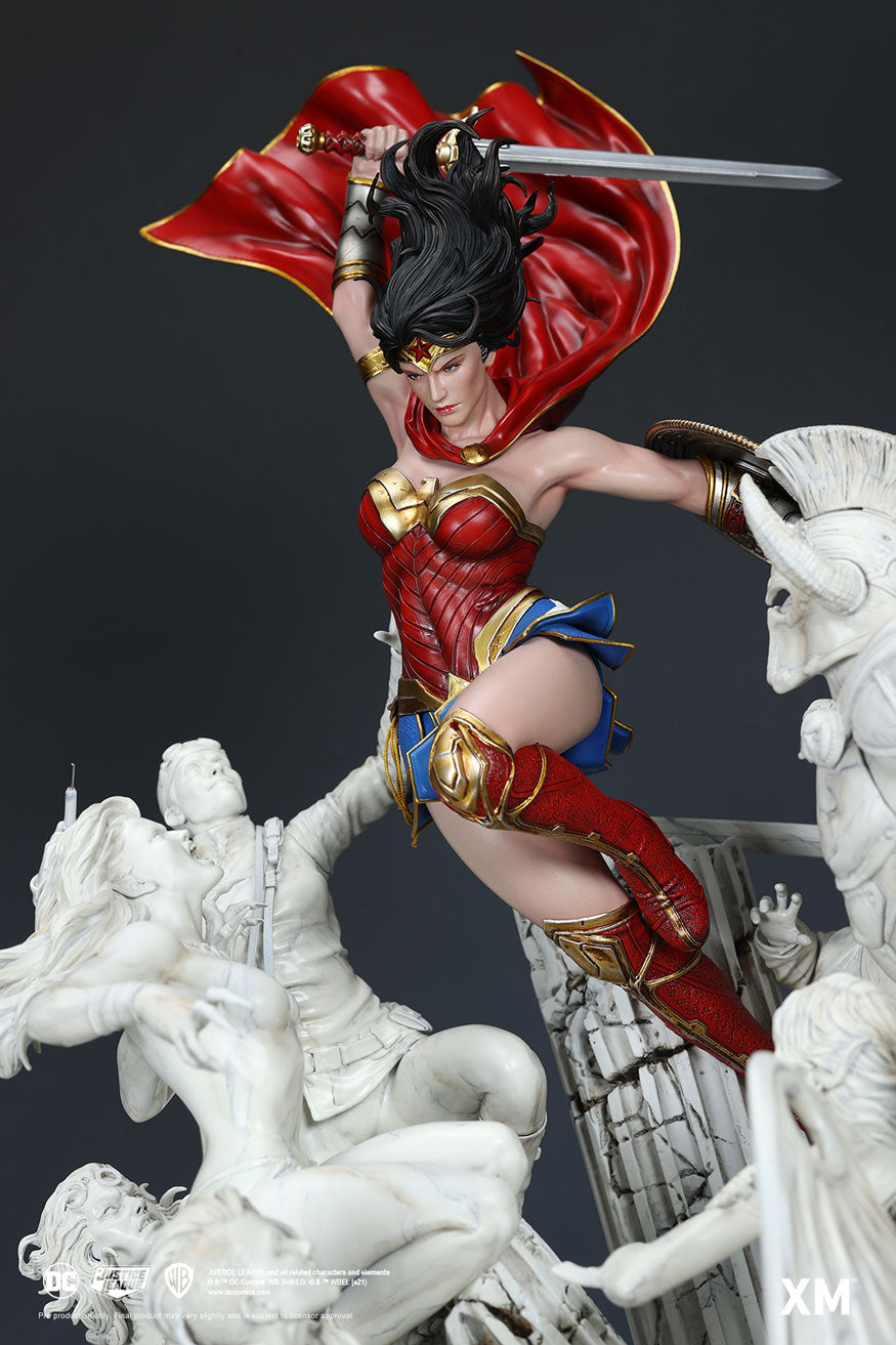 XM STUDIOS DC WONDER WOMAN COURAGE DAVID FINCH - MARBLE VER A - Anotoys Collectibles