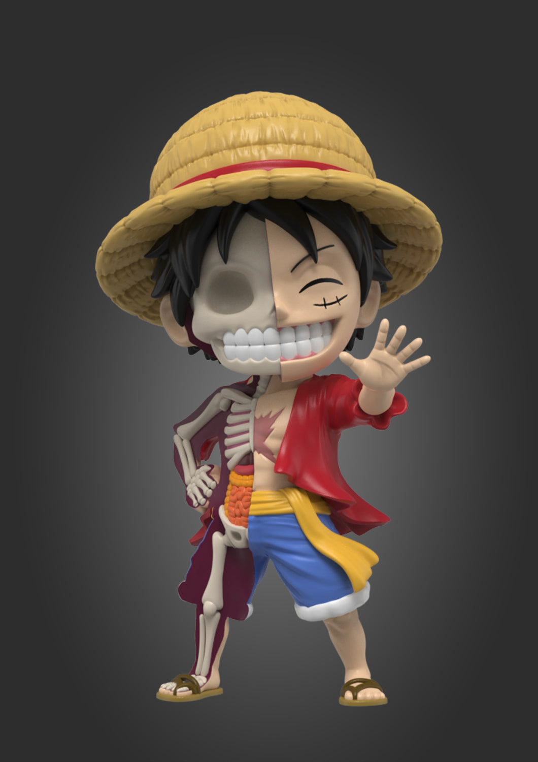 MIGHTY JAXX XXRAY ONE PIECE WANTED LUFFY(PRE-ORDER)