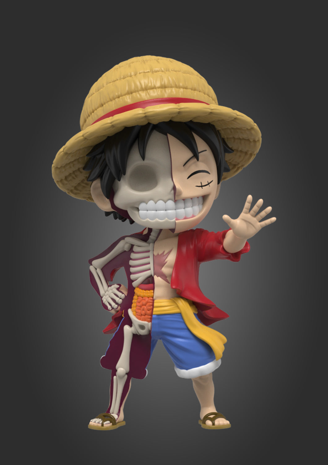 MIGHTY JAXX XXRAY ONE PIECE WANTED LUFFY(PRE-ORDER)