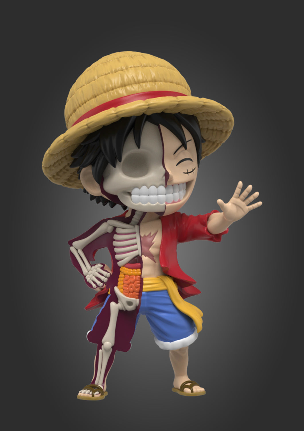 MIGHTY JAXX XXRAY ONE PIECE WANTED LUFFY