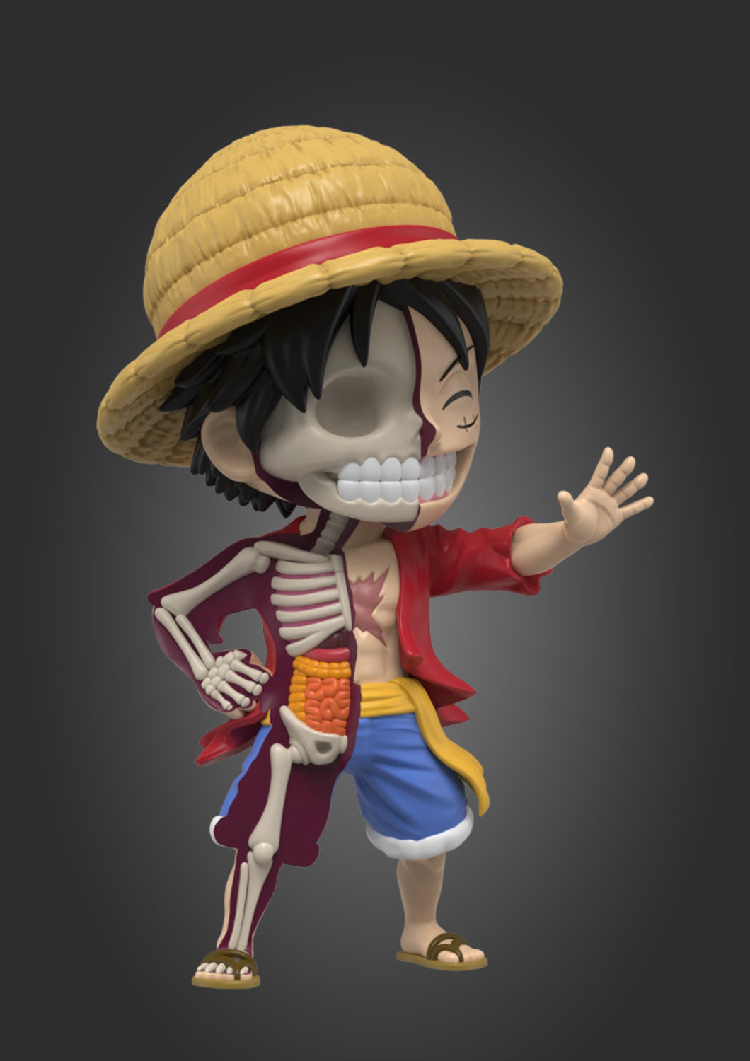 MIGHTY JAXX XXRAY ONE PIECE WANTED LUFFY