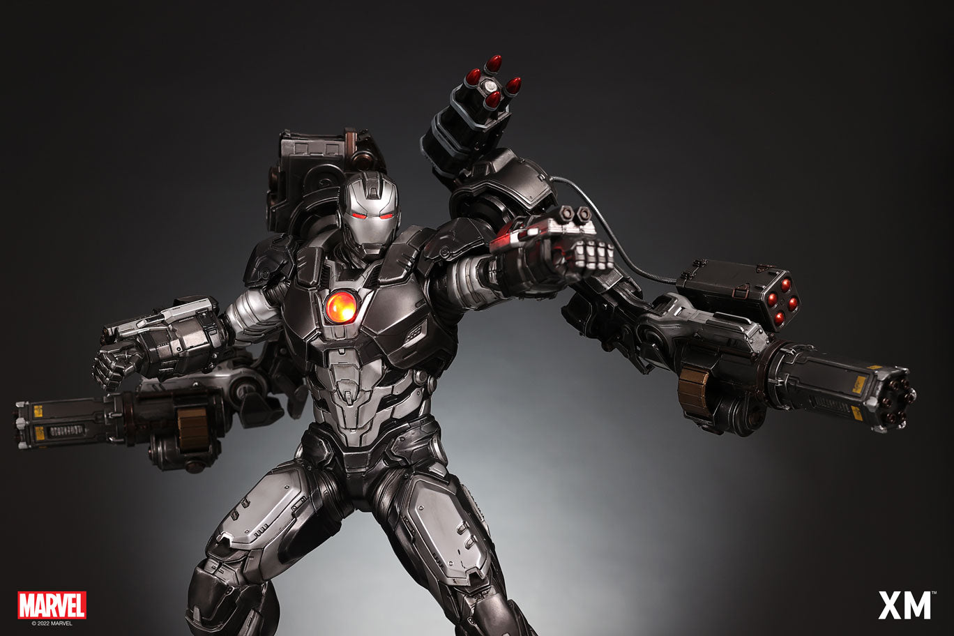 XM STUDIOS MARVEL WAR MACHINE (XM 'WAR TANK' EXCLUSIVE) VER B 1/4 SCALE - Anotoys Collectibles