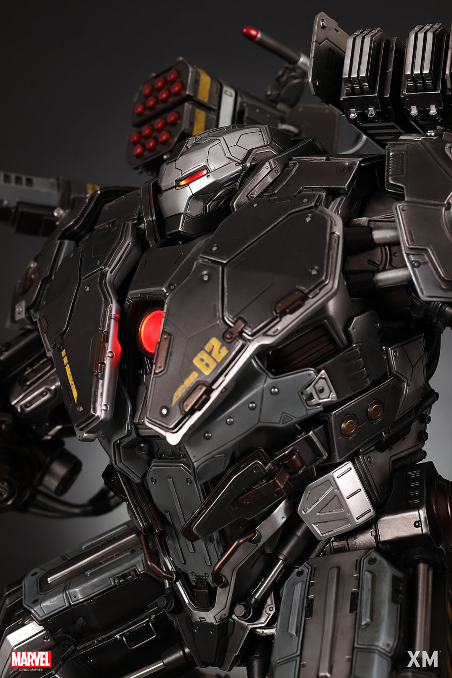 XM STUDIOS MARVEL WAR MACHINE (XM 'WAR TANK' EXCLUSIVE) VER B 1/4 SCALE - Anotoys Collectibles