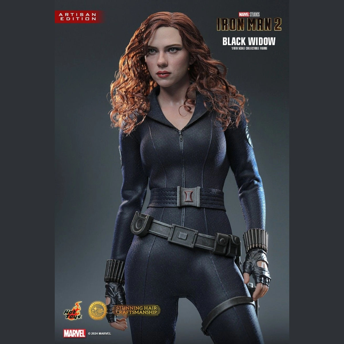 HOT TOYS MARVEL’S IRON MAN 2 - 1/6TH SCALE BLACK WIDOW (ARTISAN EDITION - MMS757AE