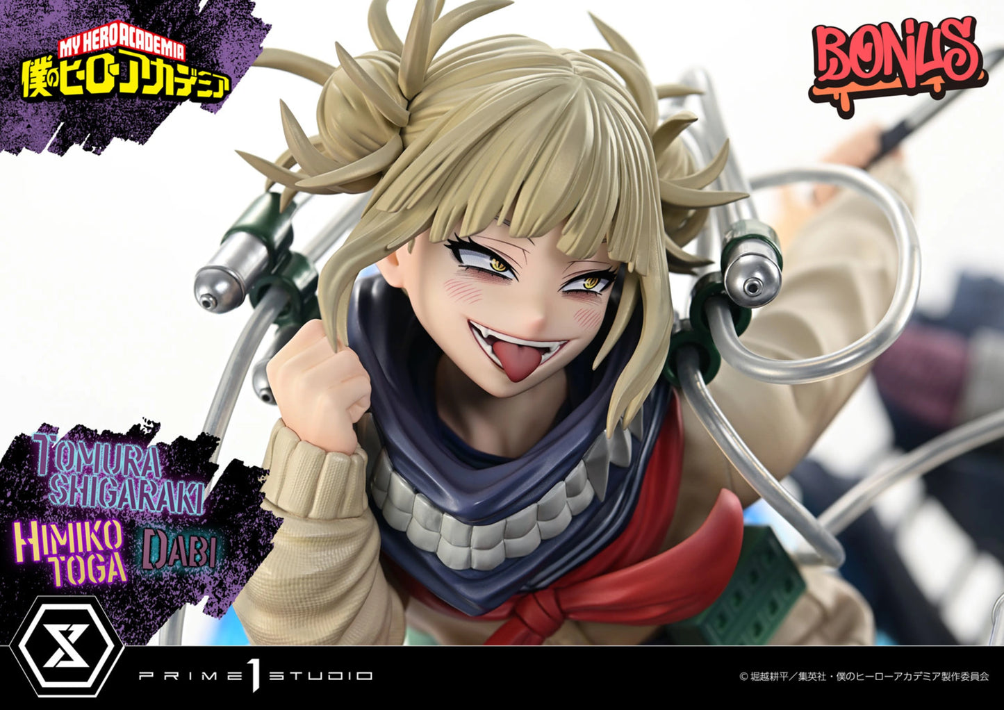 PRIME 1 STUDIO ULTIMATE PREMIUM MASTERLINE MY HERO ACADEMIA TOMURA SHIGARAKI,DABI,HIMIKO TOGA DX BONUS VERSION 1/4 SCALE(PRE-ORDER)