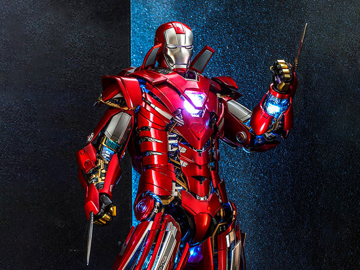 HOT TOYS IRON MAN 3 - SILVER CENTURION (ARMOR SUIT UP VERSION) - MMS618D43 - Anotoys Collectibles