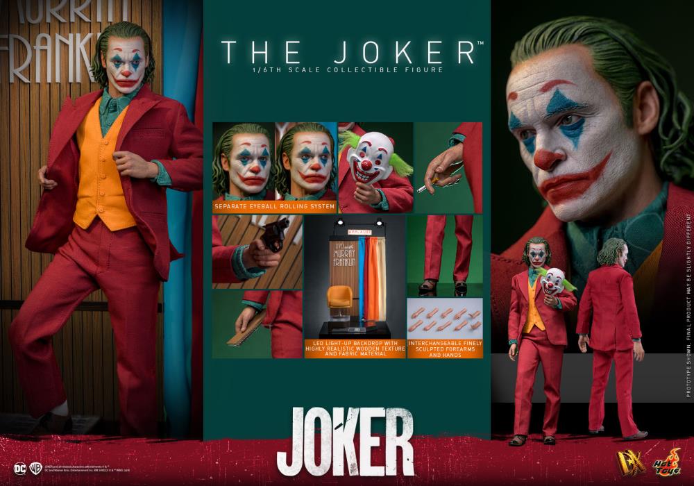 HOT TOYS JOKER - 1/6TH SCALE THE JOKER COLLECTIBLE FIGURE (SCULTED HAIR VERSION) - DX42