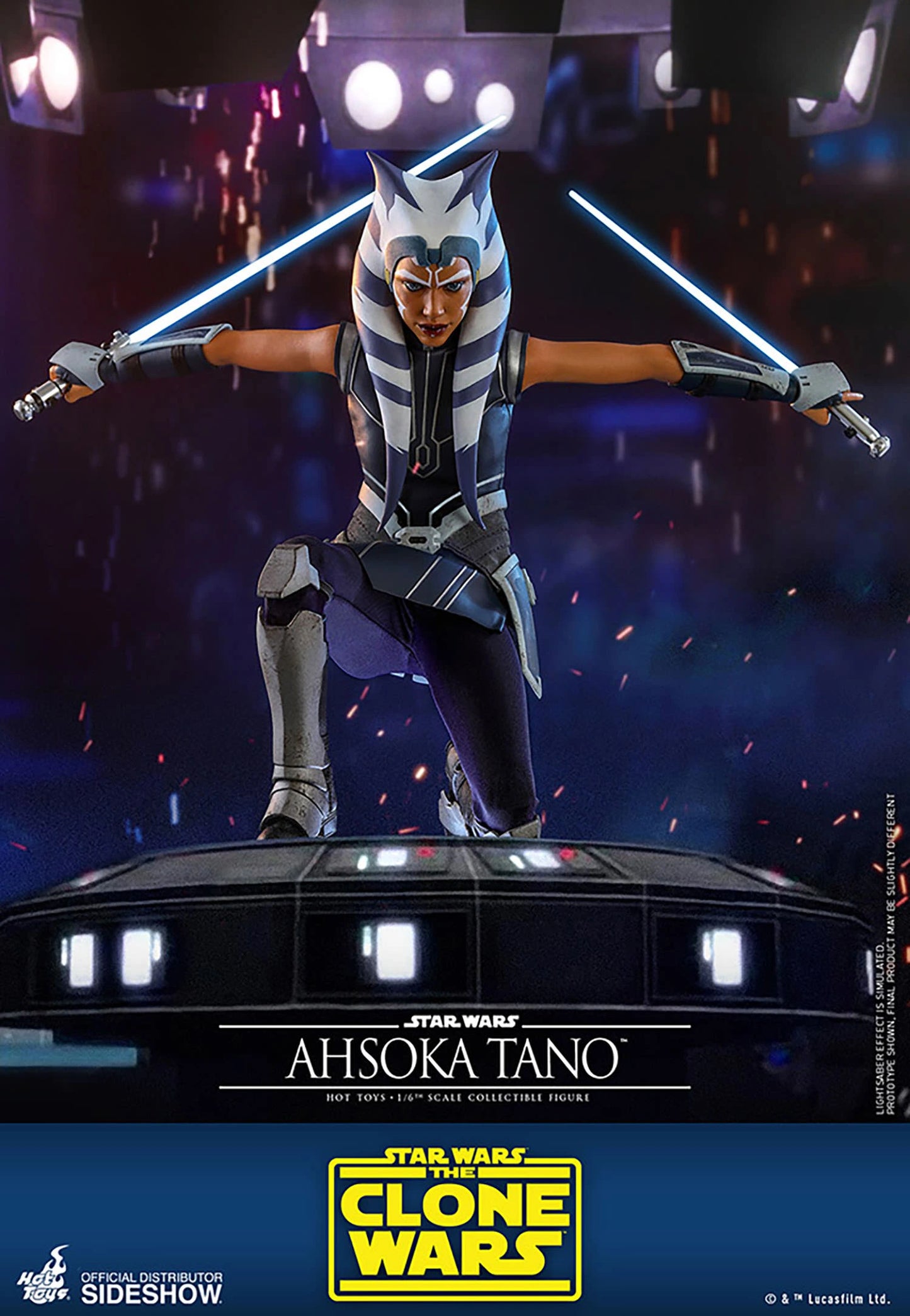 HOT TOYS STAR WARS THE CLONE WARS AHSOKA TANO 1/6 TMS021 - Anotoys Collectibles