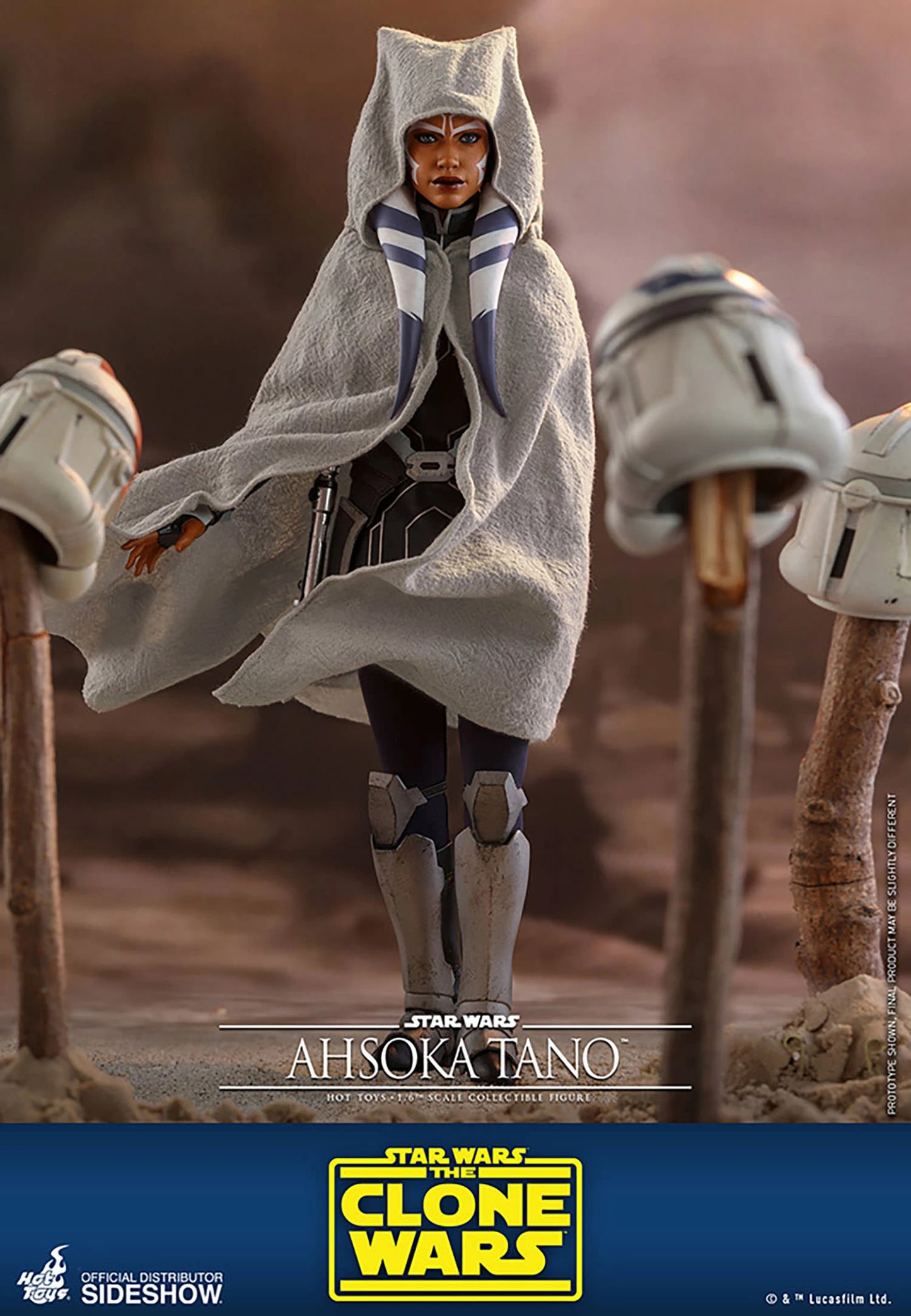 HOT TOYS STAR WARS THE CLONE WARS AHSOKA TANO 1/6 TMS021 - Anotoys Collectibles