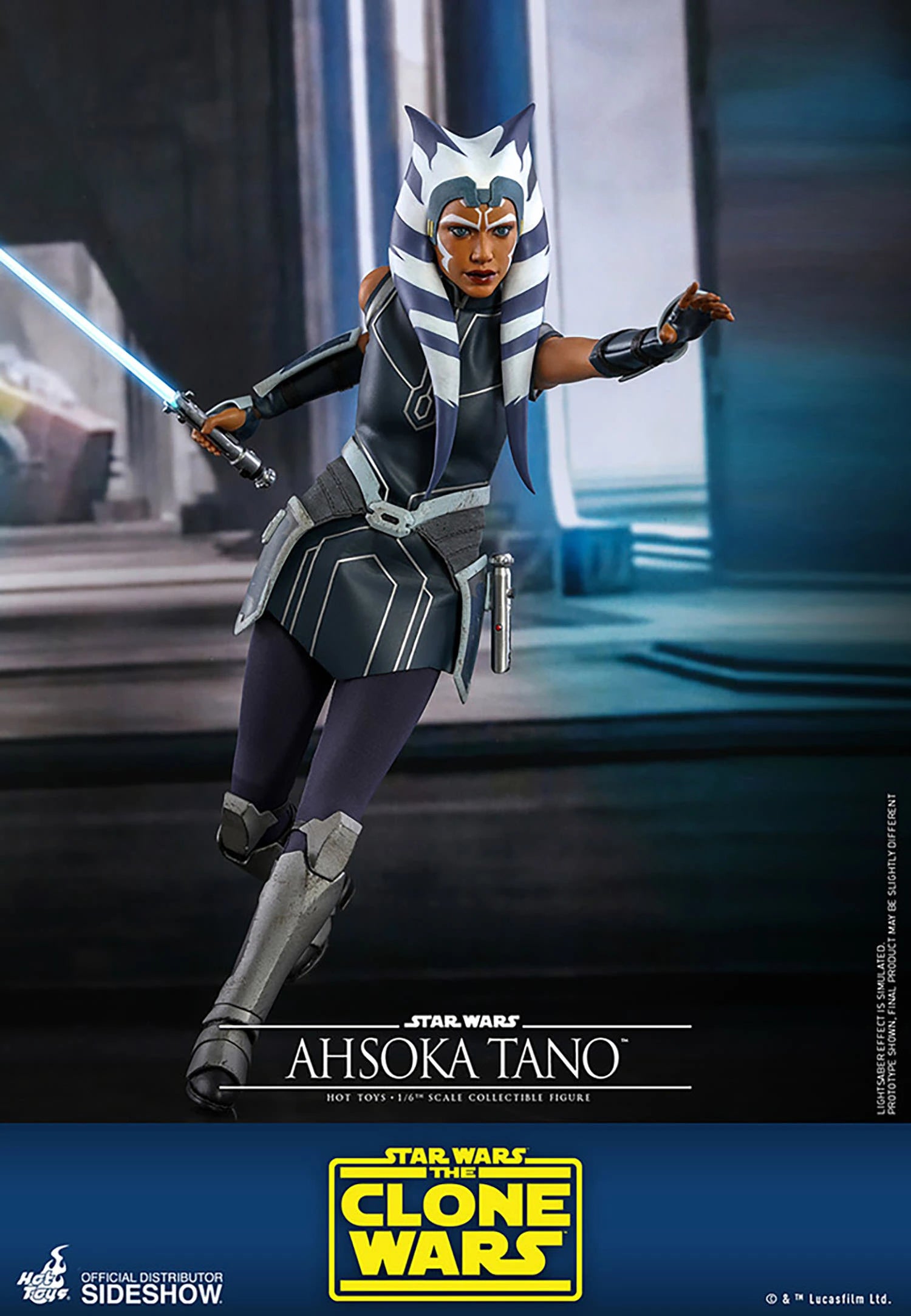 HOT TOYS STAR WARS THE CLONE WARS AHSOKA TANO 1/6 TMS021 - Anotoys Collectibles