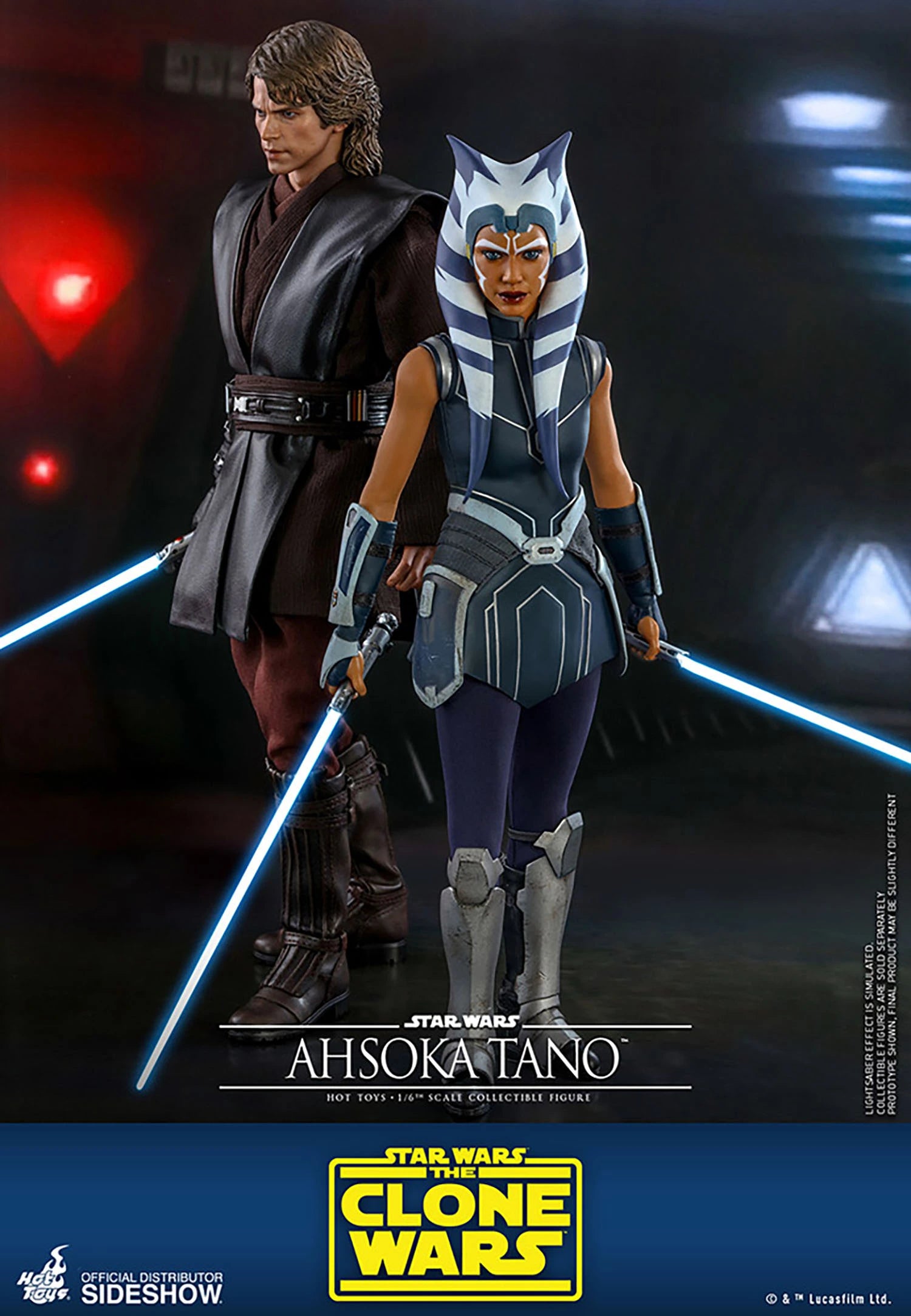 HOT TOYS STAR WARS THE CLONE WARS AHSOKA TANO 1/6 TMS021 - Anotoys Collectibles