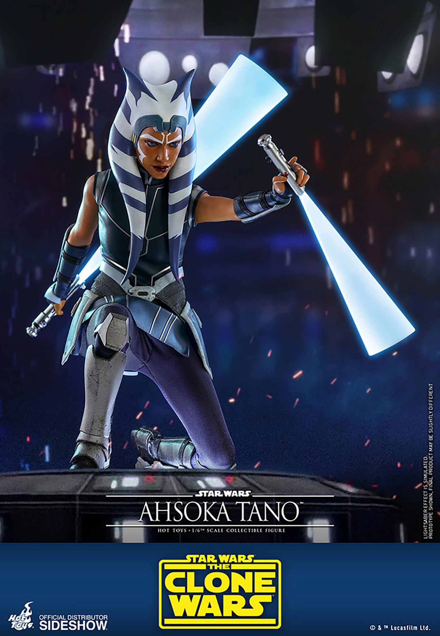 HOT TOYS STAR WARS THE CLONE WARS AHSOKA TANO 1/6 TMS021 - Anotoys Collectibles