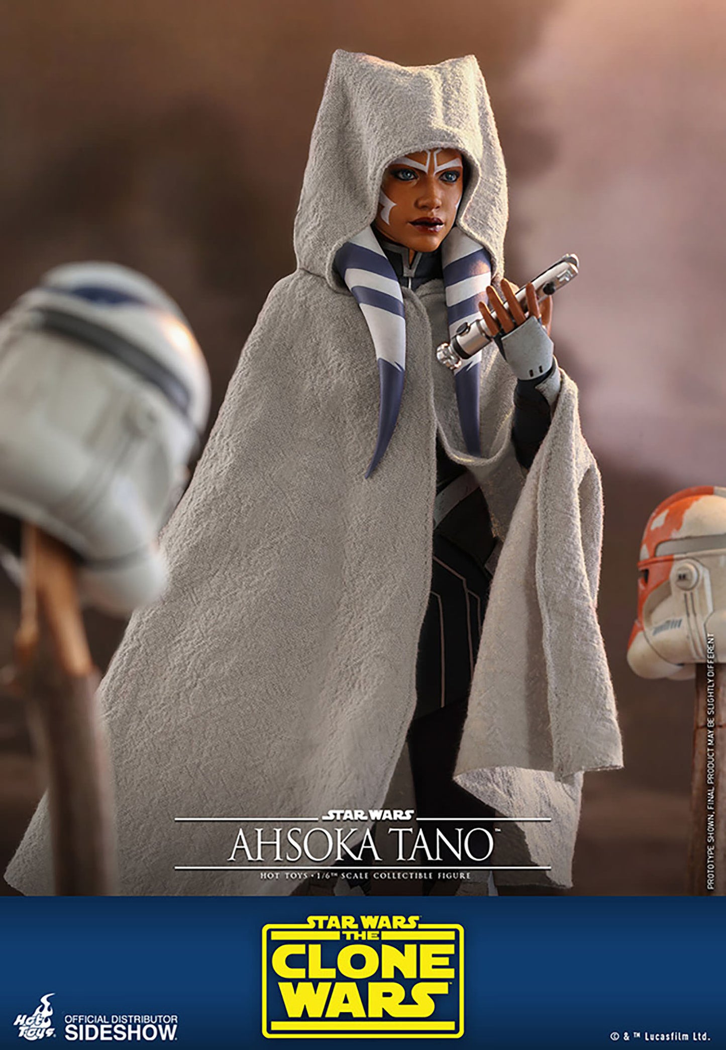 HOT TOYS STAR WARS THE CLONE WARS AHSOKA TANO 1/6 TMS021 - Anotoys Collectibles