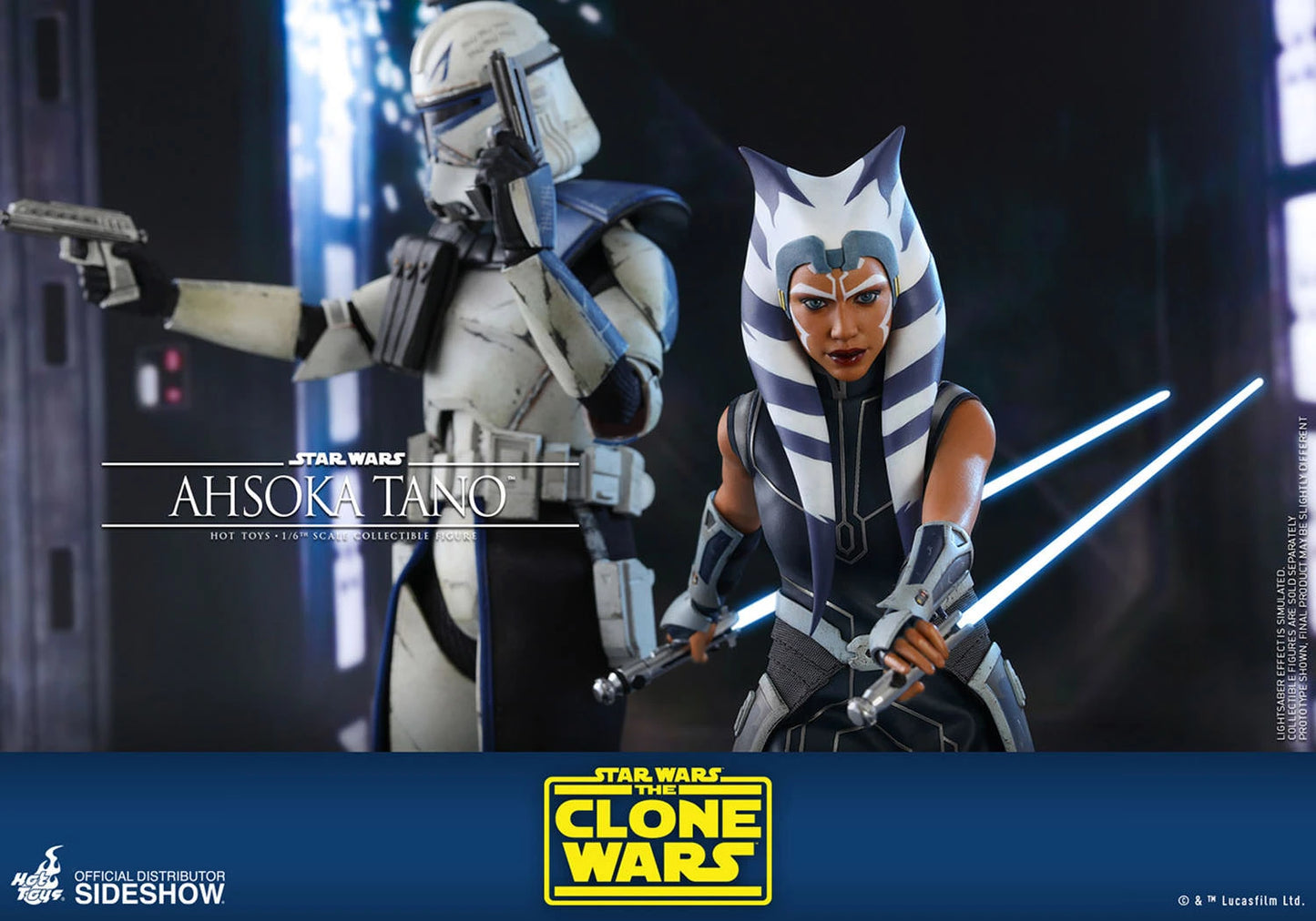 HOT TOYS STAR WARS THE CLONE WARS AHSOKA TANO 1/6 TMS021 - Anotoys Collectibles