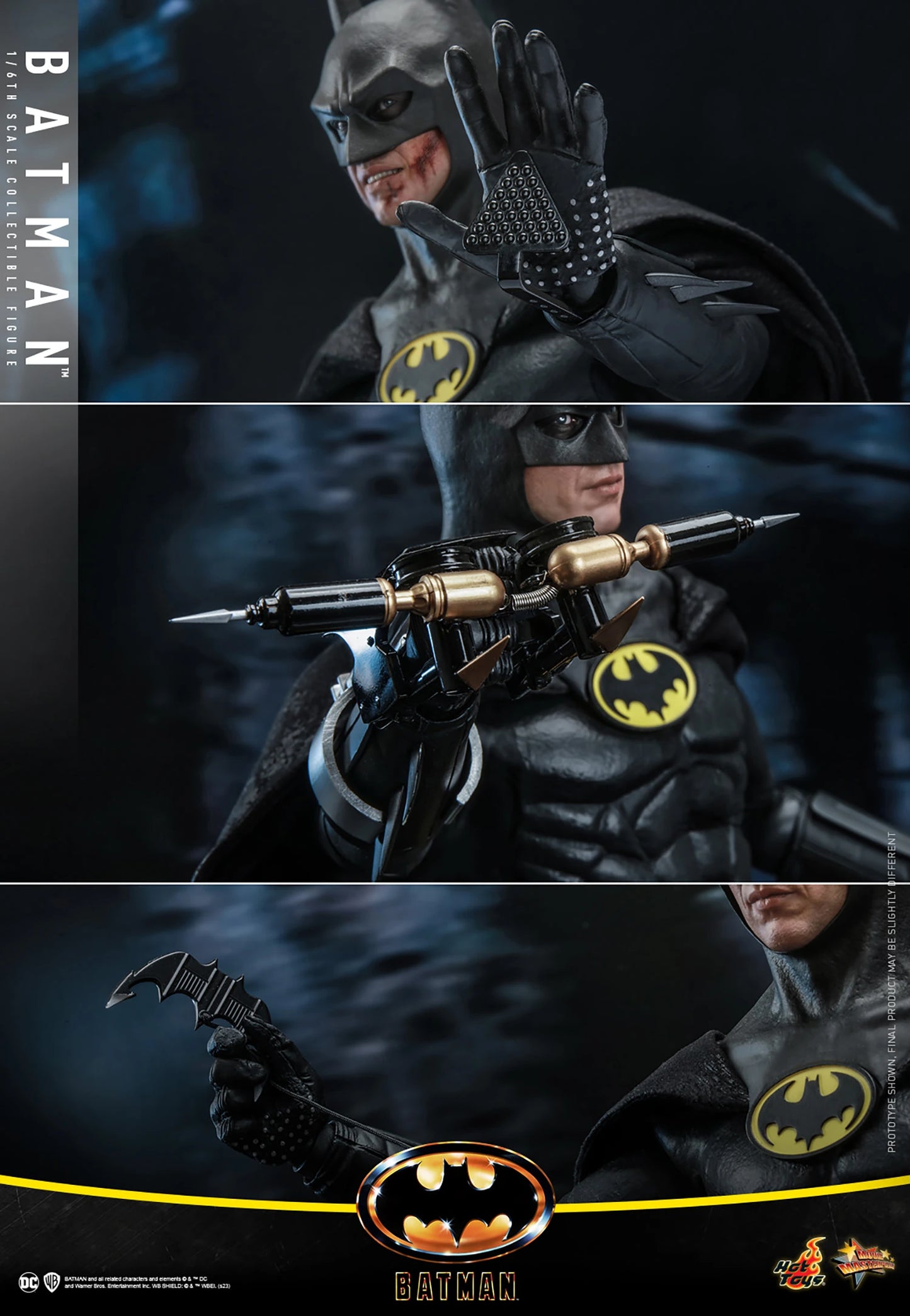 HOT TOYS BATMAN (1989) - BATMAN 1:6 SCALE COLLECTIBLE FIGURE MMS692   1750 RMB