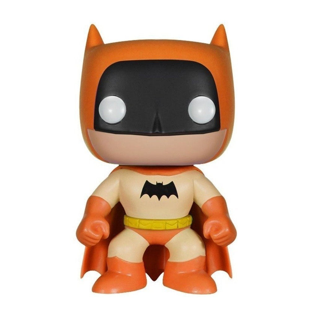 FUNKO POP! HEROES DC SUPER HEROES BATMAN (ORANGE) ENTERTAINMENT EARTH EXCLUSIVE FIGURE #01 - Anotoys Collectibles