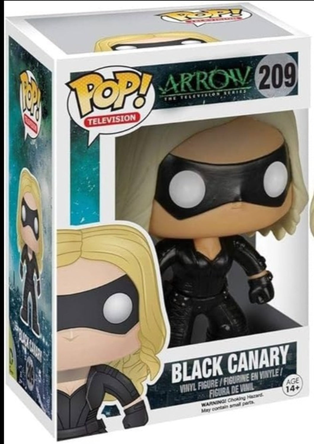 FUNKO POP! TELEVISION DC ARROW BLACK CANARY #209 VINYL FIGURE - Anotoys Collectibles