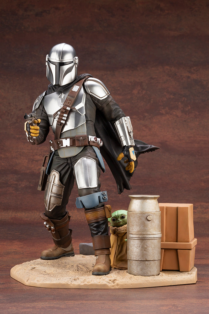 KOTOBUKIYA STAR WARS ARTFX MANDALORIAN & THE CHILD 1/7 SW178 - Anotoys Collectibles