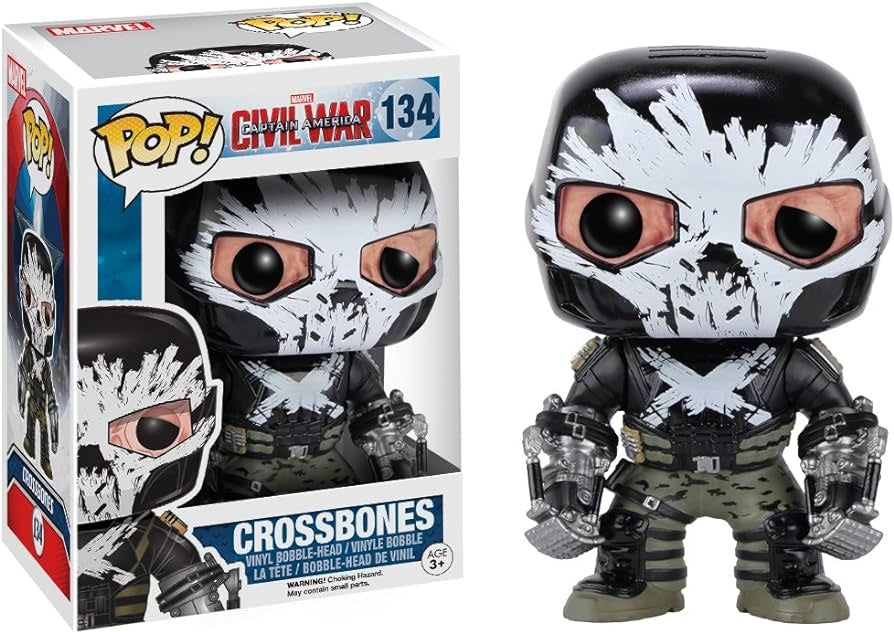 FUNKO POP MARVEL CROSSBONES 134 CAPTAIN AMERICA CIVIL WAR AVENGERS - Anotoys Collectibles