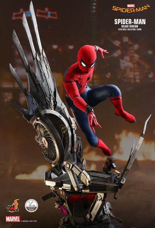 HOT TOYS SPIDERMAN: HOMECOMING SPIDERMAN (DELUXE VERSION) 1/4 QS015 - Anotoys Collectibles