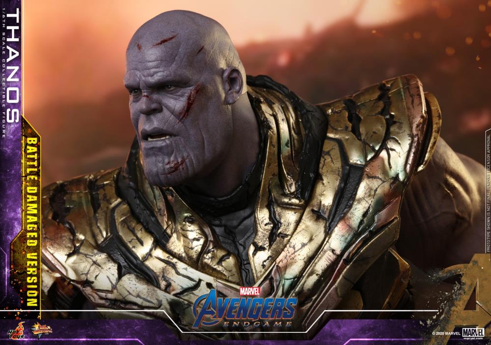 HOT TOYS MARVEL  AVENGERS: ENDGAME THANOS (BATTLE DAMAGED VERSION) 1/6 MMS564 - Anotoys Collectibles