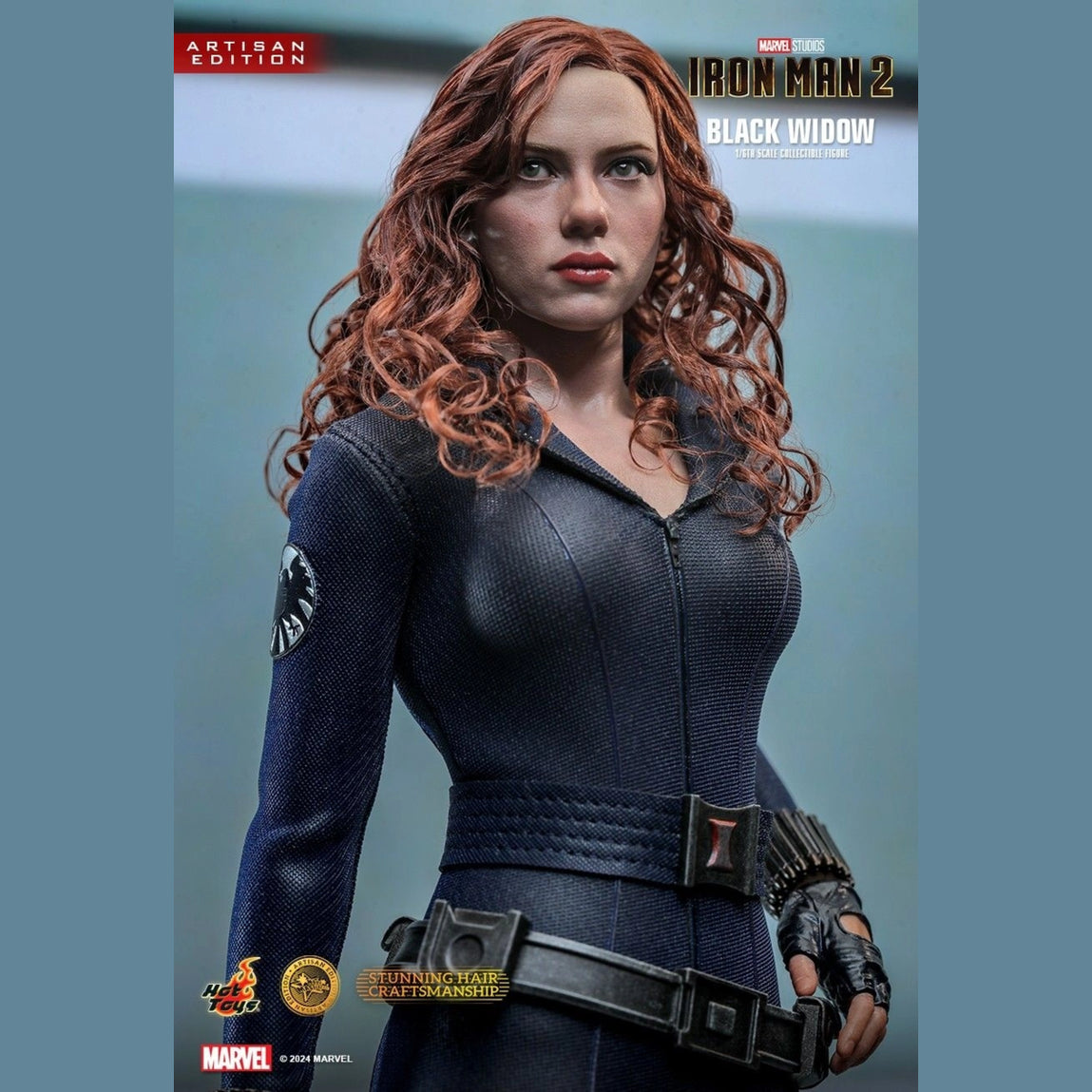 ホットトイズ アイアンマン 2 ブラック・ウィドウ アルチザン MMS757AE In Stock New Hot Toys MMS757AE Iron Man 2 Black Widow