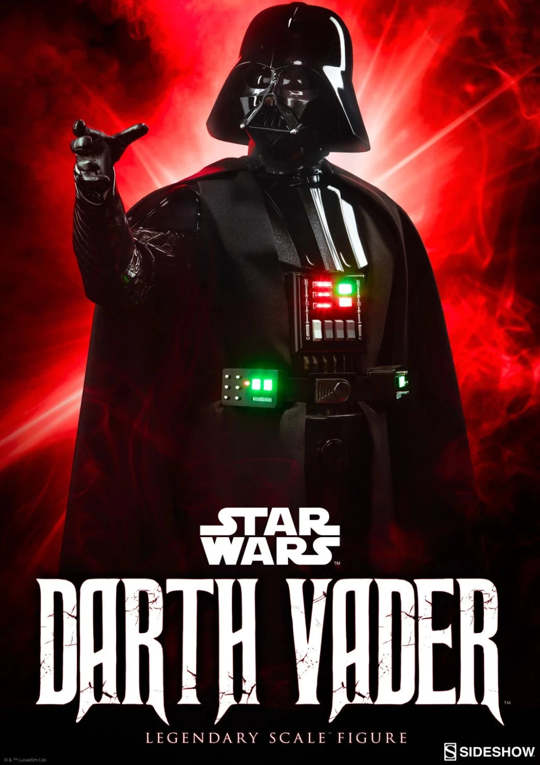 SIDESHOW DARTH VADER LEGENDARY 1/2 Scale - 400103 - Anotoys Collectibles