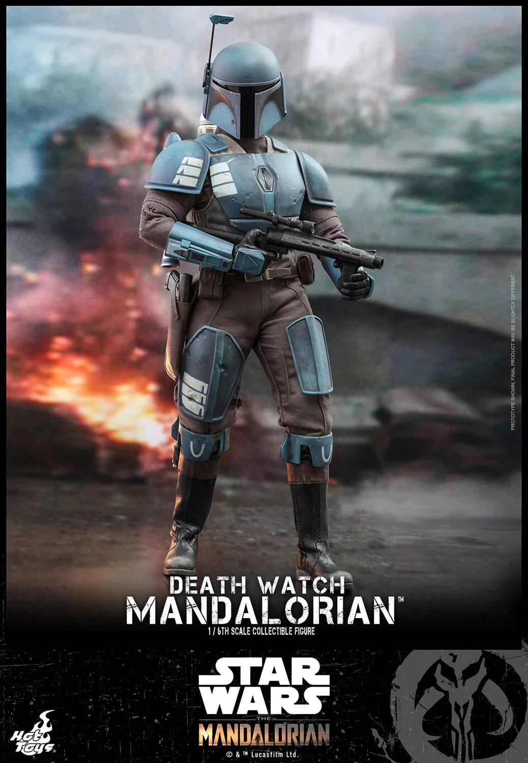 HOT TOYS STAR WARS THE MANDALORIAN DEATH WATCH MANDALORIAN 1/6 TMS026 - Anotoys Collectibles